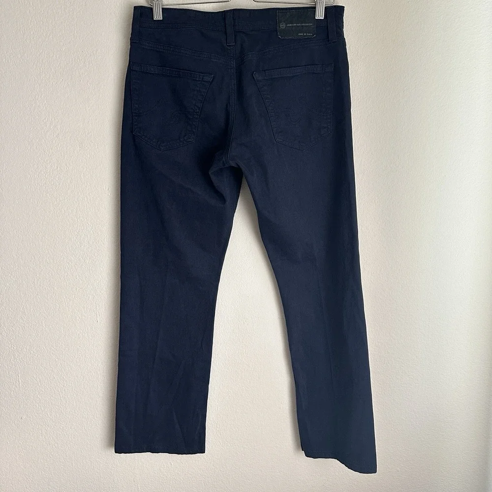 AG Adriano Goldschmied Protege 31x34 (fits 31x29) Navy Blue Straight Leg Pants